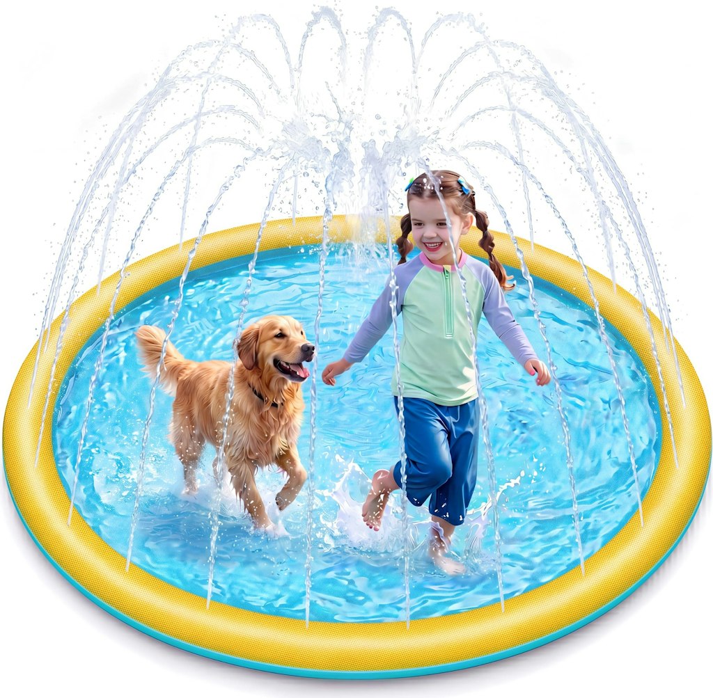 Sloosh 60" Non-Slip Splash Pad Sprinkler: $9.99