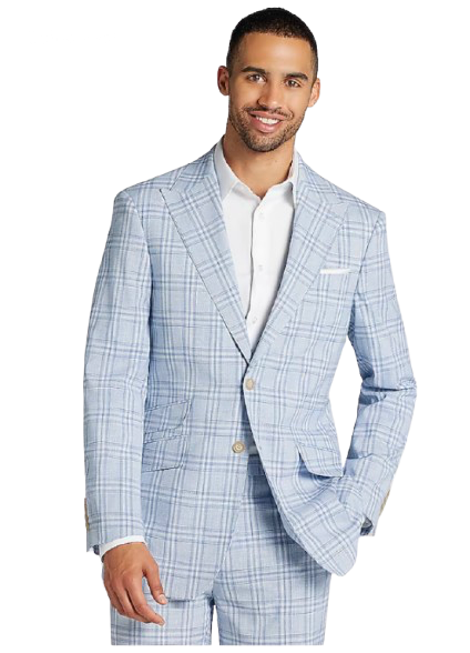 Joseph & Feiss Modern Fit Plaid Suit : $100 