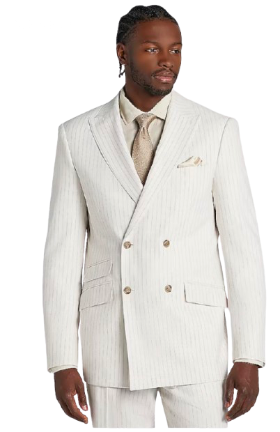 Joseph & Feiss Modern Fit Double-Breasted Suit:  $100 
