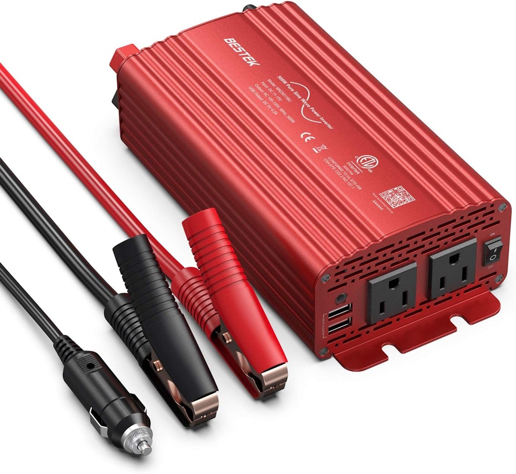 Bestek 500W Pure Sine Wave Power Inverter: $44.08