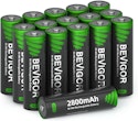 Bevigor 2,800mAh Ni-MH Rechargeable AA Batteries 16-Pack for $10 + free shipping w/ Prime