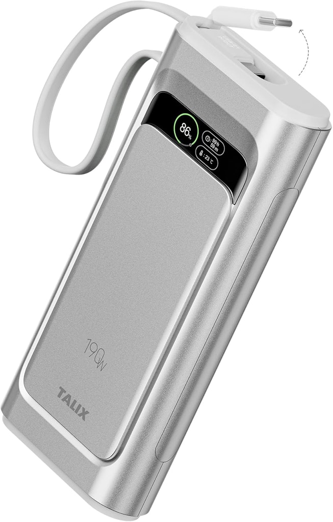 Talix 20,000mAh 190W Laptop Power Bank: $34.99