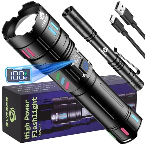 Gosdas Rechargeable LED Flashlight: $11.39