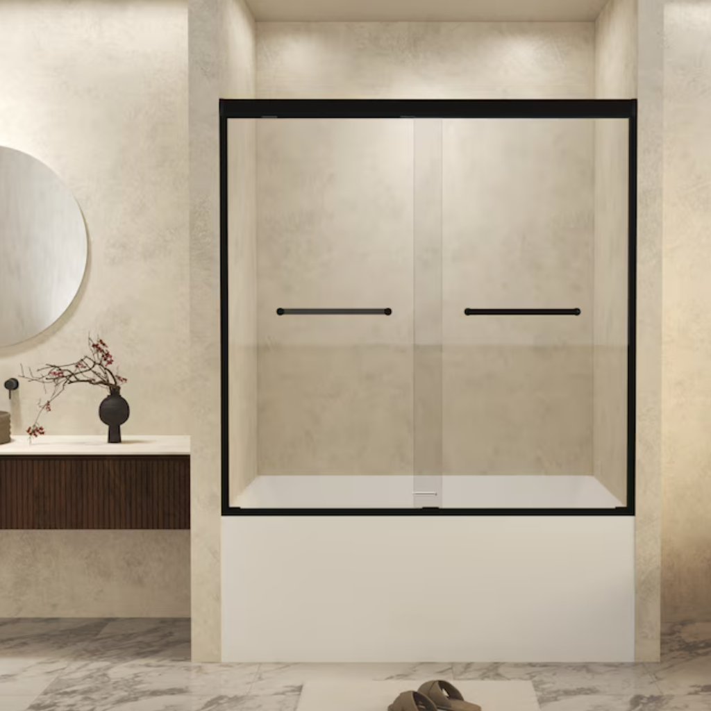 Wellfor GY Track Sliding Shower Doors: $283