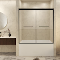 Wellfor GY Track Sliding Shower Doors for $283 + free shipping