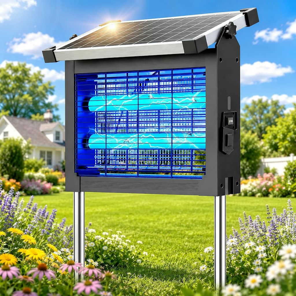 Zechuan Solar Cordless Rechargeable Bug Zapper: $46.19