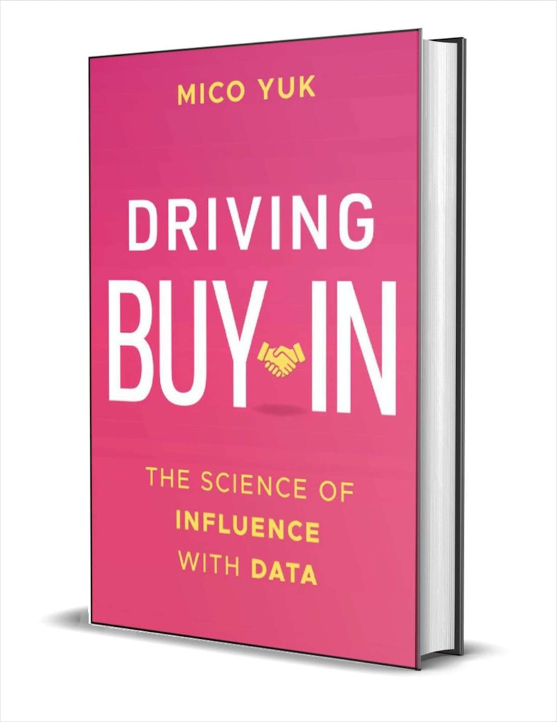 "Driving Buy-In: The Science of Influence with Data" eBook : Free 