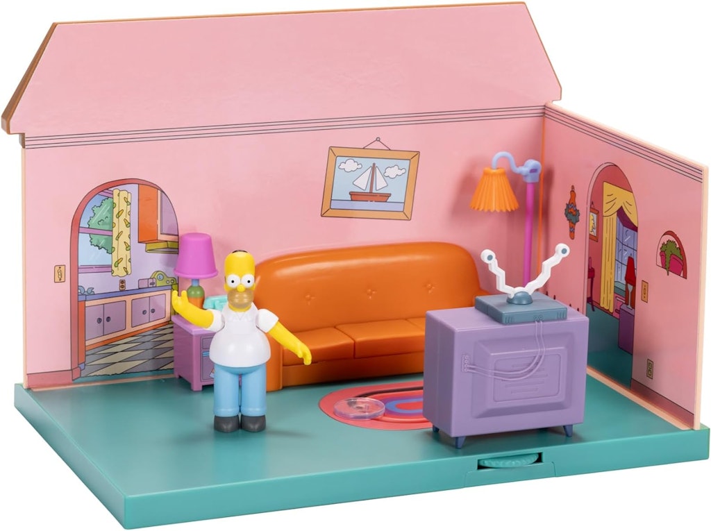The Simpsons Living Room Diorama House Playset: $7.99