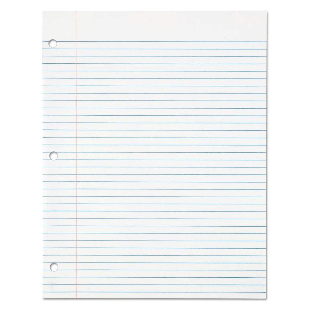 Oxford 8-1/2" x 11" College Rule 500-Sheet Filler Paper: $14