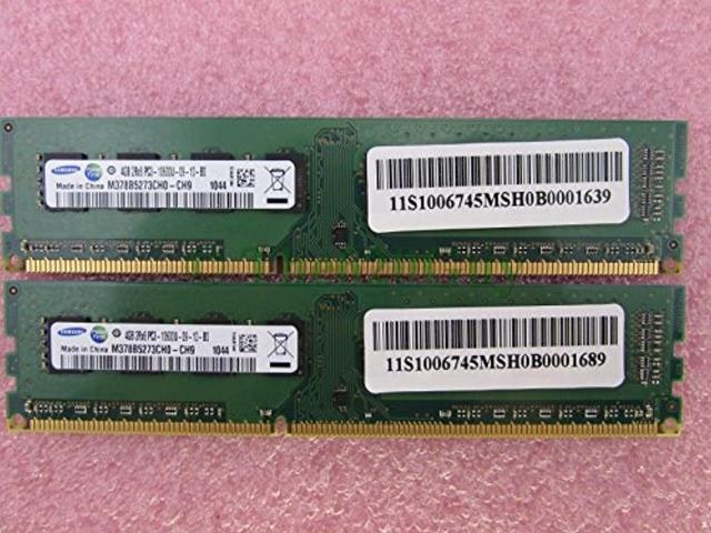 Samsung 8GB 2x4GB PC3-10600U DDR3 1333 Desktop Memory Kit: $31.86