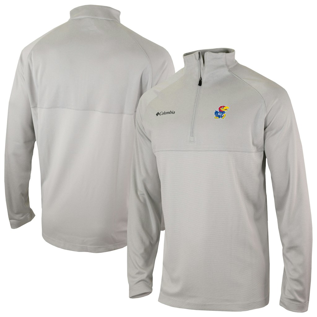 Columbia Men's Kansas Jayhawks Omni-Wick Quarter-Zip Top: $114.99 Columbia Men's Kansas Jayhawks Omni-Wick Quarter-Zip Top: $114.99