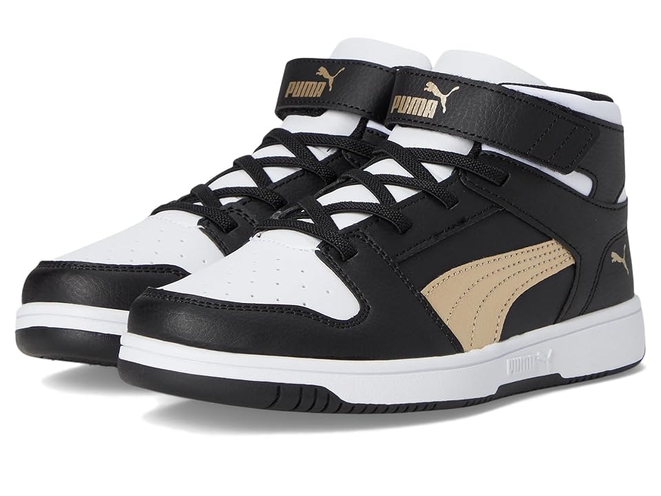 Puma Kids Rebound Layup Mid Hook-and-Loop Shoes: $58 Puma Kids Rebound Layup Mid Hook-and-Loop Shoes: $58