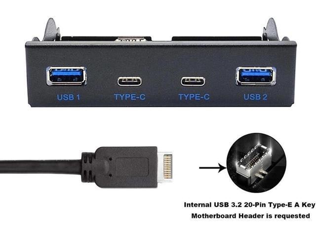 USB 3.2 10Gbps 4-Port Front Panel Hub: $40.59
