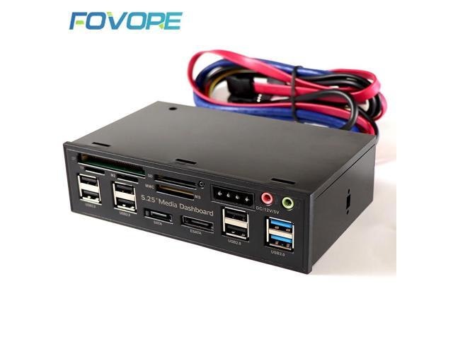5.25-inch USB 3.0 Front Panel Hub and Card Reader: $148.10