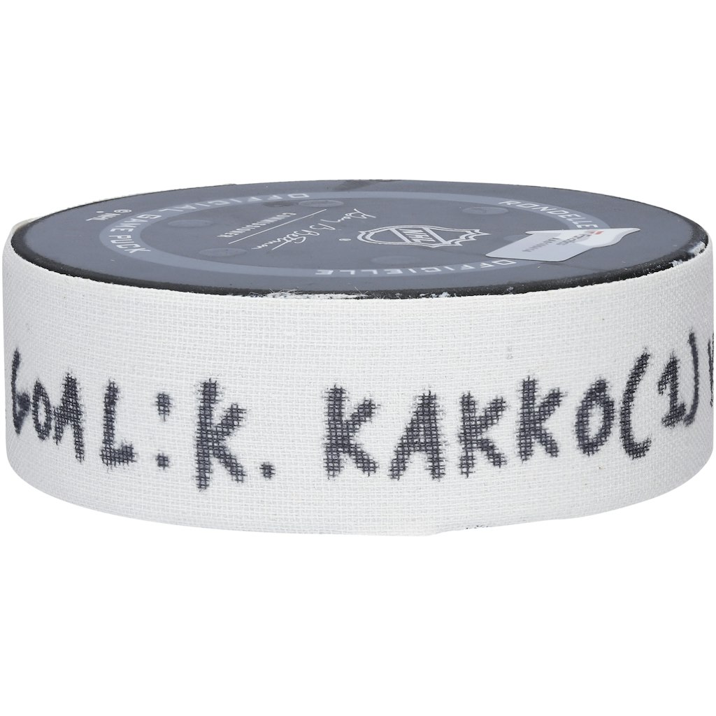 Kaapo Kakko New York Rangers Game-Used Goal Puck: $399.99 Kaapo Kakko New York Rangers Game-Used Goal Puck: $399.99
