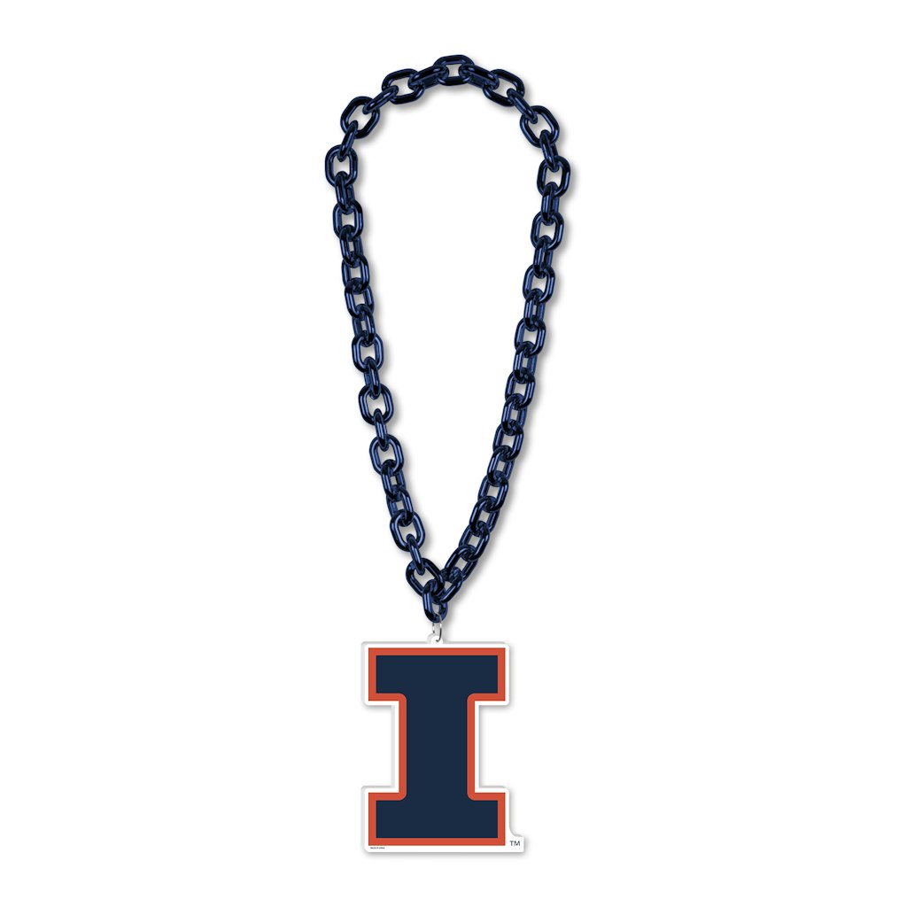 WinCraft Illinois Fighting Illini Big Chain Logo Necklace: $29.99