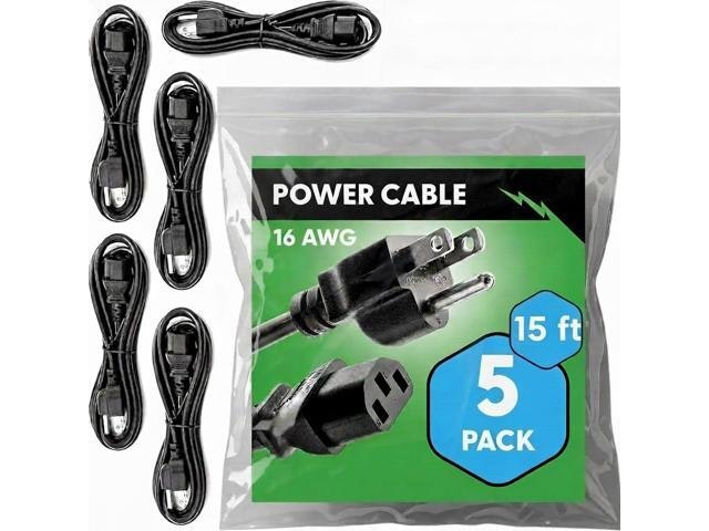 16AWG 15-Foot C13 Power Cord 5-Pack: $175.49 16AWG 15-Foot C13 Power Cord 5-Pack: $175.49