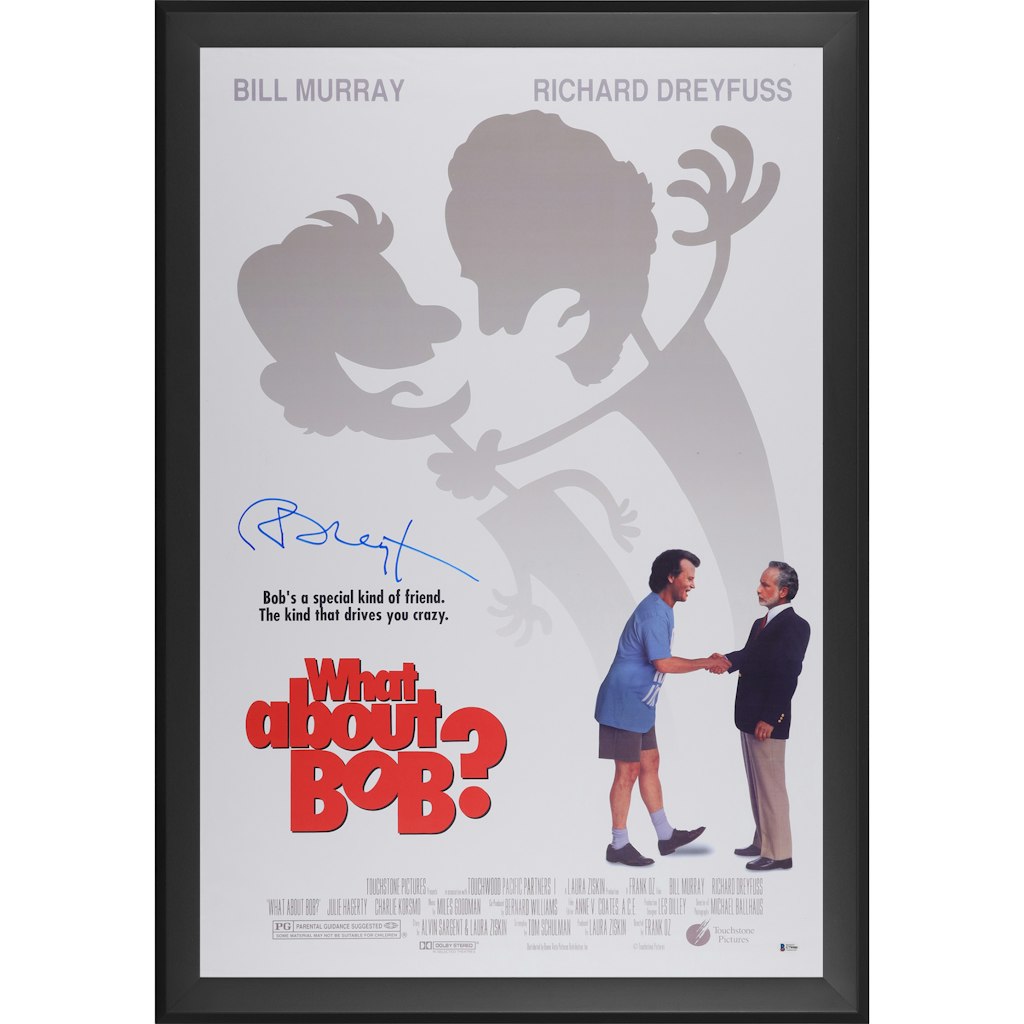 Richard Dreyfuss Autographed 30" x 40" What About Bob? Framed Movie Poster: $429.99