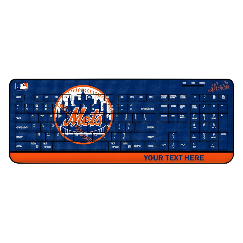 New York Mets Personalized Wireless Keyboard: $99.99 New York Mets Personalized Wireless Keyboard: $99.99