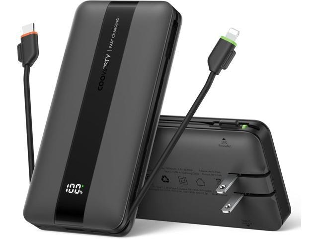 Portable Charger with Wall Plug 10,500mAh Power Bank: $51.98 Portable Charger with Wall Plug 10,500mAh Power Bank: $51.98