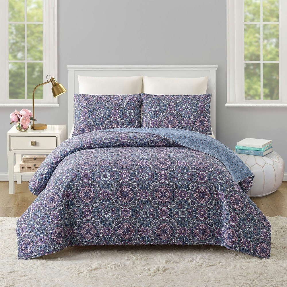 Modern Heirloom 3-Piece Full/Queen Floral Bedding Set: $64.99 Modern Heirloom 3-Piece Full/Queen Floral Bedding Set: $64.99