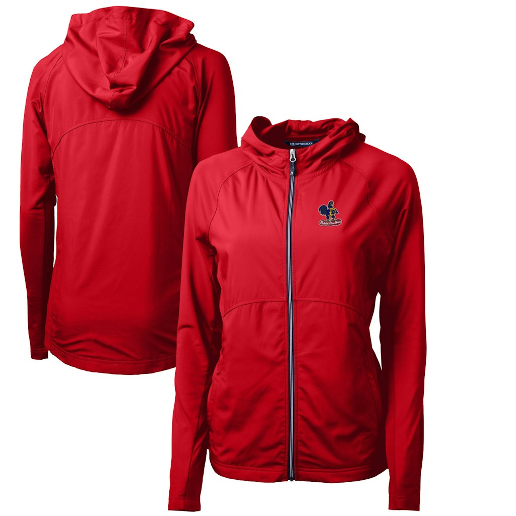 Cutter & Buck Delaware Fightin' Blue Hens Adapt Eco Knit Hybrid Full-Zip Hoodie: $109.99 Cutter & Buck Delaware Fightin' Blue Hens Adapt Eco Knit Hybrid Full-Zip Hoodie: $109.99