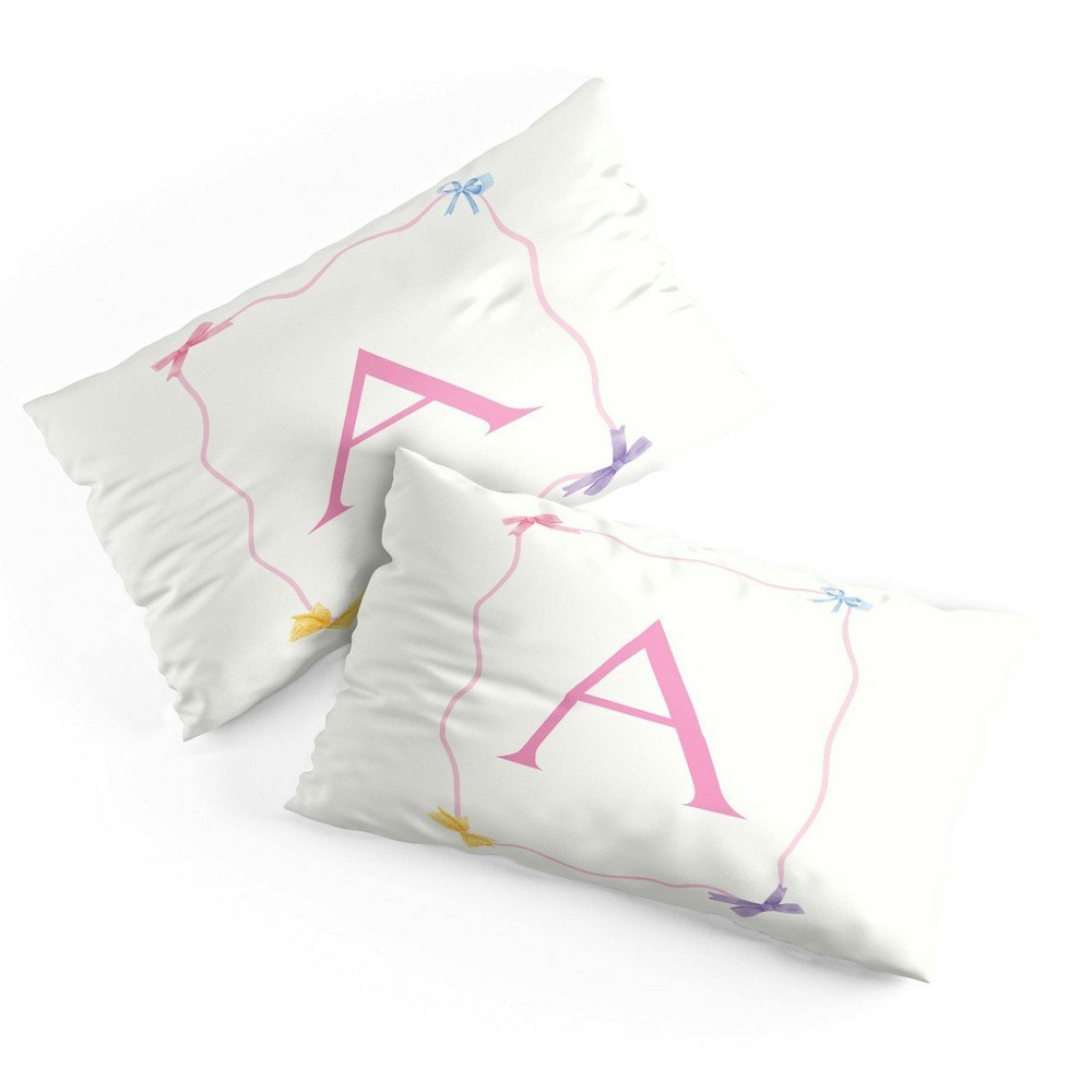 Deny Designs April Lane Simple Bow Monogram Microfiber Pillow Sham: $35.49 Deny Designs April Lane Simple Bow Monogram Microfiber Pillow Sham: $35.49