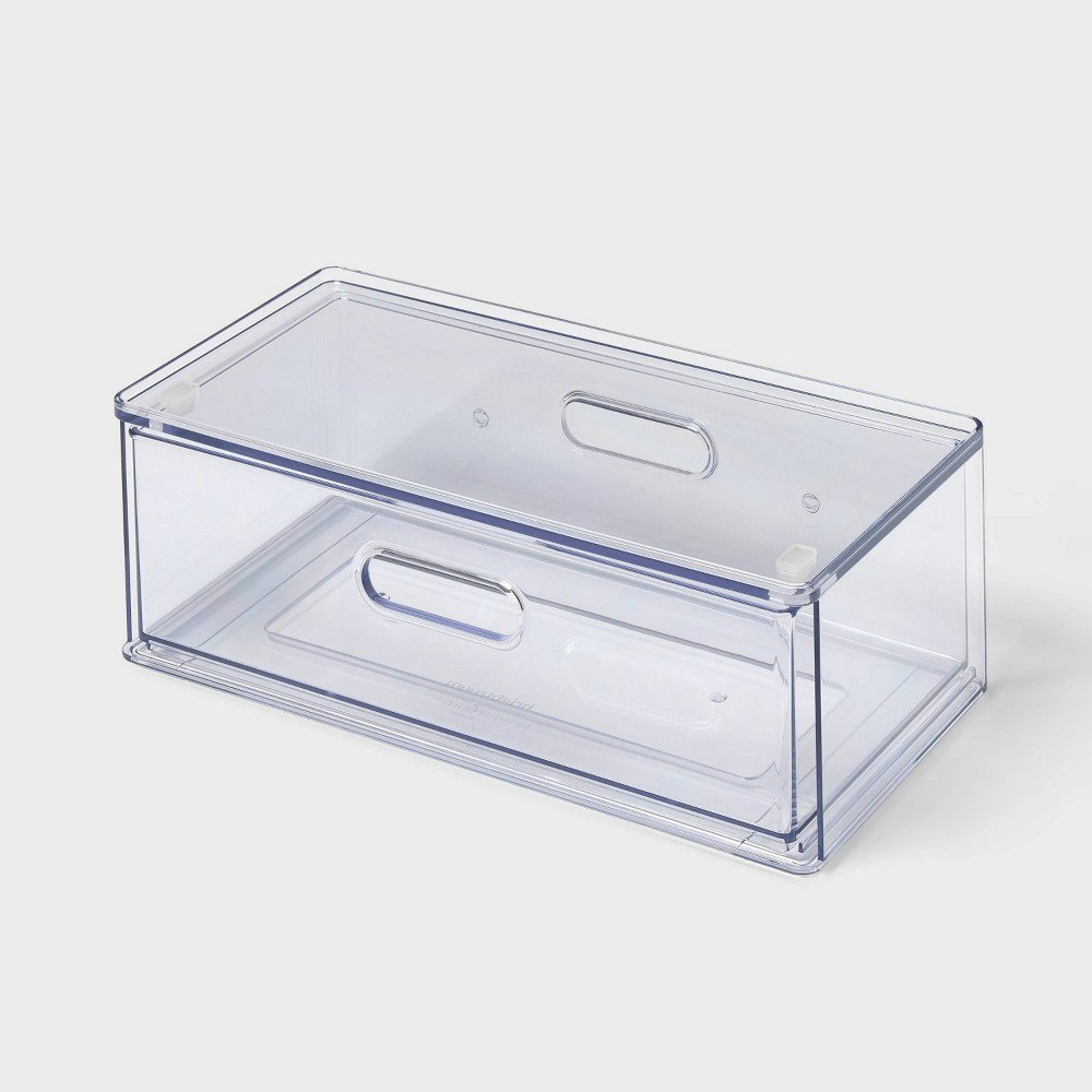 Brightroom All-Purpose Clear Half-Depth Drawer: $8
