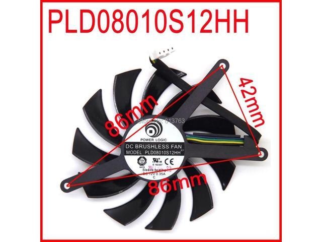 PLD08010S12HH 75mm 12V Graphics Card Cooling Fan: $31.19