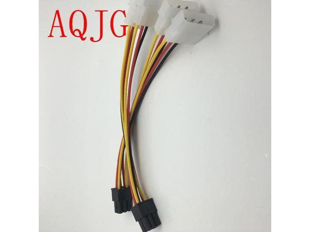 Molex to 6-Pin PCI-E Power Adapter Cable 2-Pack: $13.99 Molex to 6-Pin PCI-E Power Adapter Cable 2-Pack: $13.99