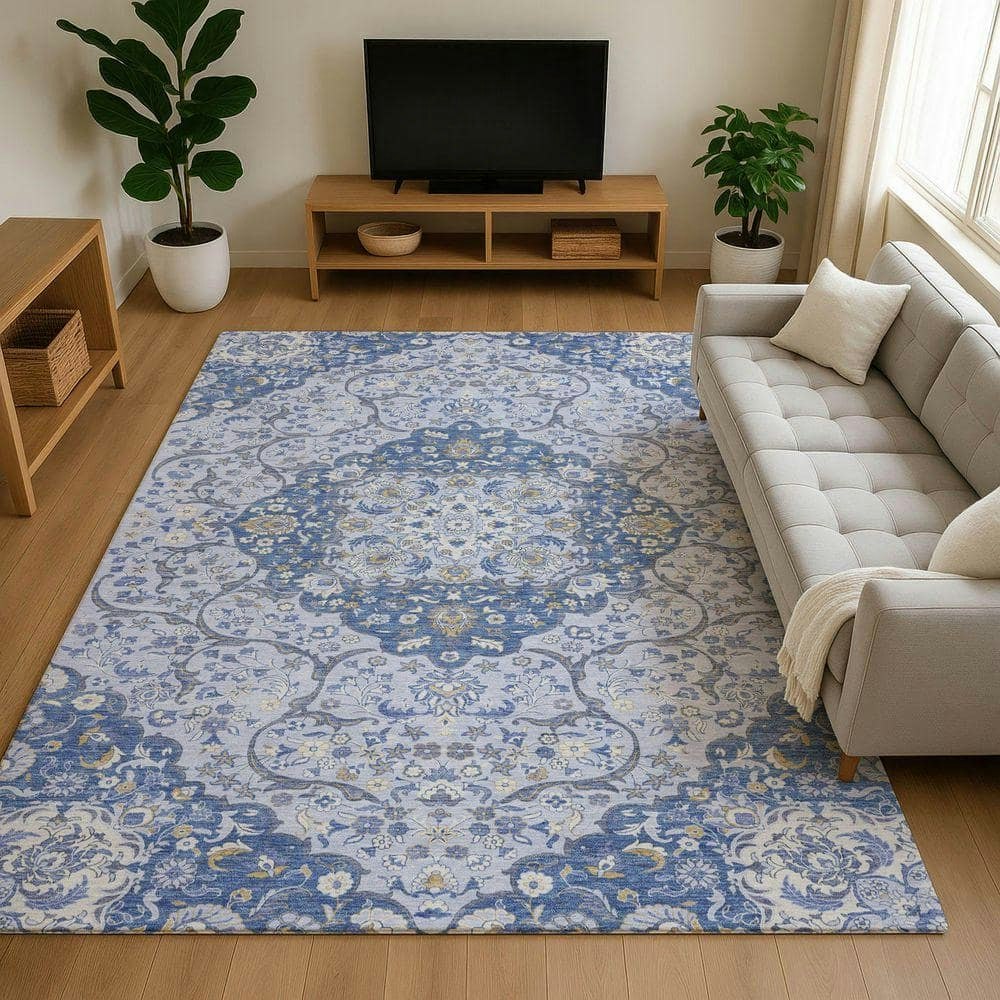 Mayfield Premium Machine Washable 5' x 7.5' Abstract Area Rug: $149.94