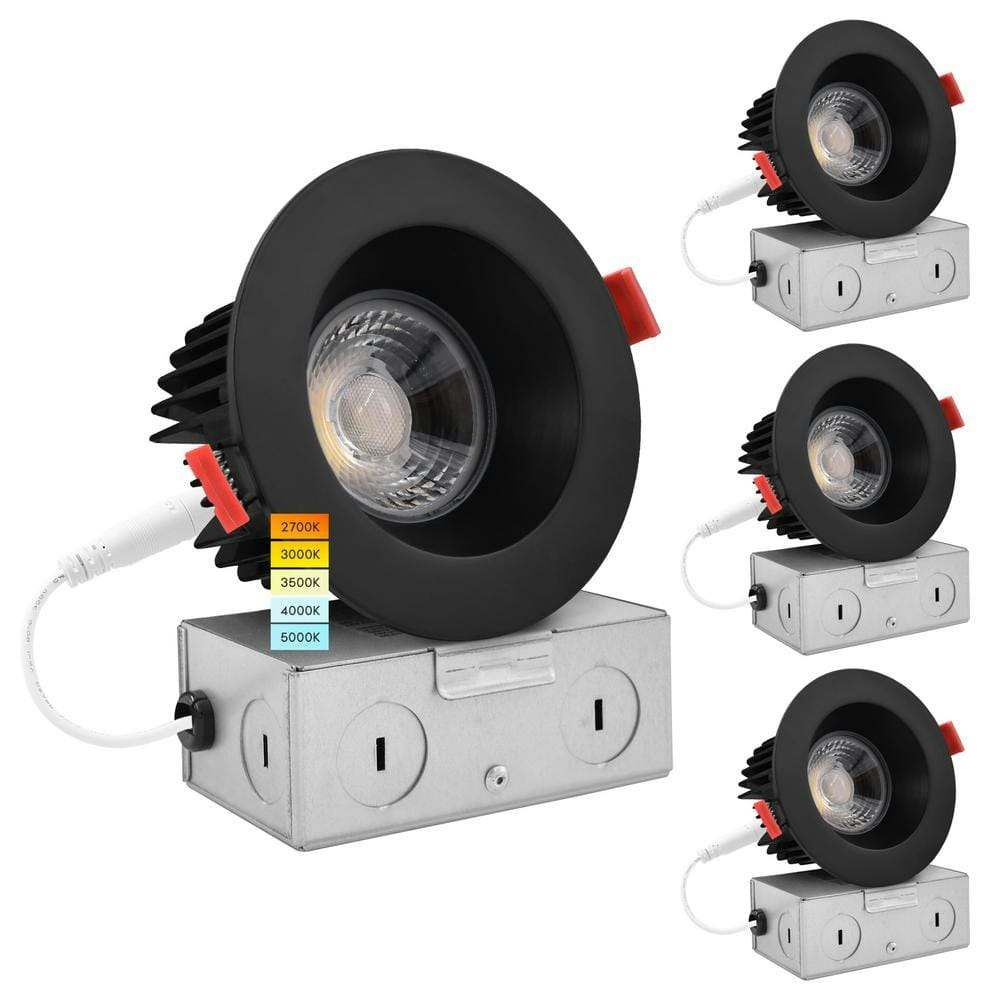4-Inch 15W 1,100-Lumen LED Recessed Light 4-Pack: $217.49 4-Inch 15W 1,100-Lumen LED Recessed Light 4-Pack: $217.49