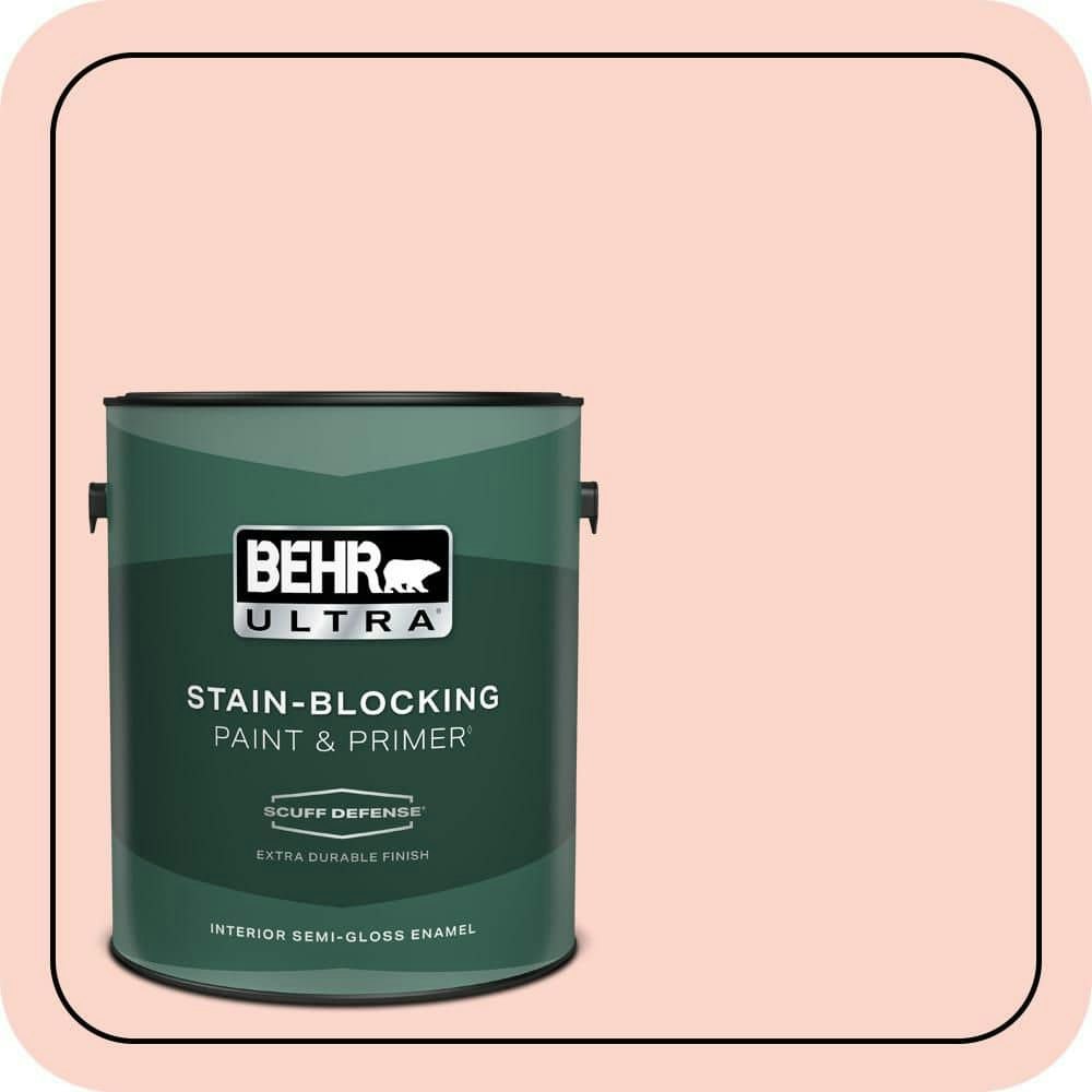 Behr Romantic Morn Semi-Gloss Interior Paint and Primer 1-Gallon: $52.98 Behr Romantic Morn Semi-Gloss Interior Paint and Primer 1-Gallon: $52.98