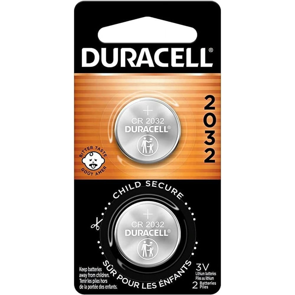 Duracell CR2032 3V Lithium Coin Battery 2-Pack: $6.12