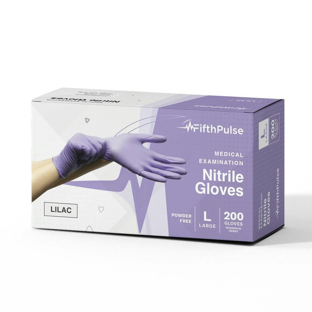 Large Nitrile Exam Gloves 200-Count Box: $16.99 Large Nitrile Exam Gloves 200-Count Box: $16.99