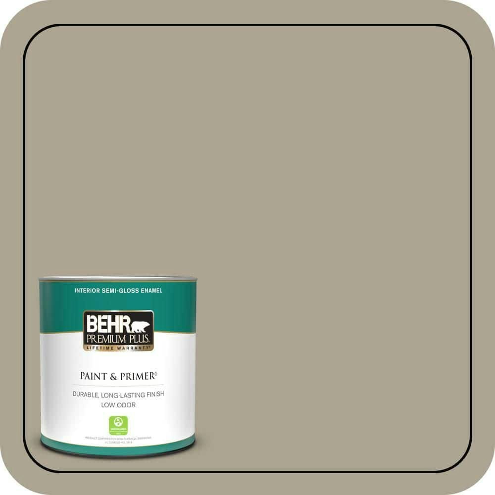 Home Decorators 1-Quart Smoked Tan Semi-Gloss Interior Paint and Primer: $20.48 Home Decorators 1-Quart Smoked Tan Semi-Gloss Interior Paint and Primer: $20.48