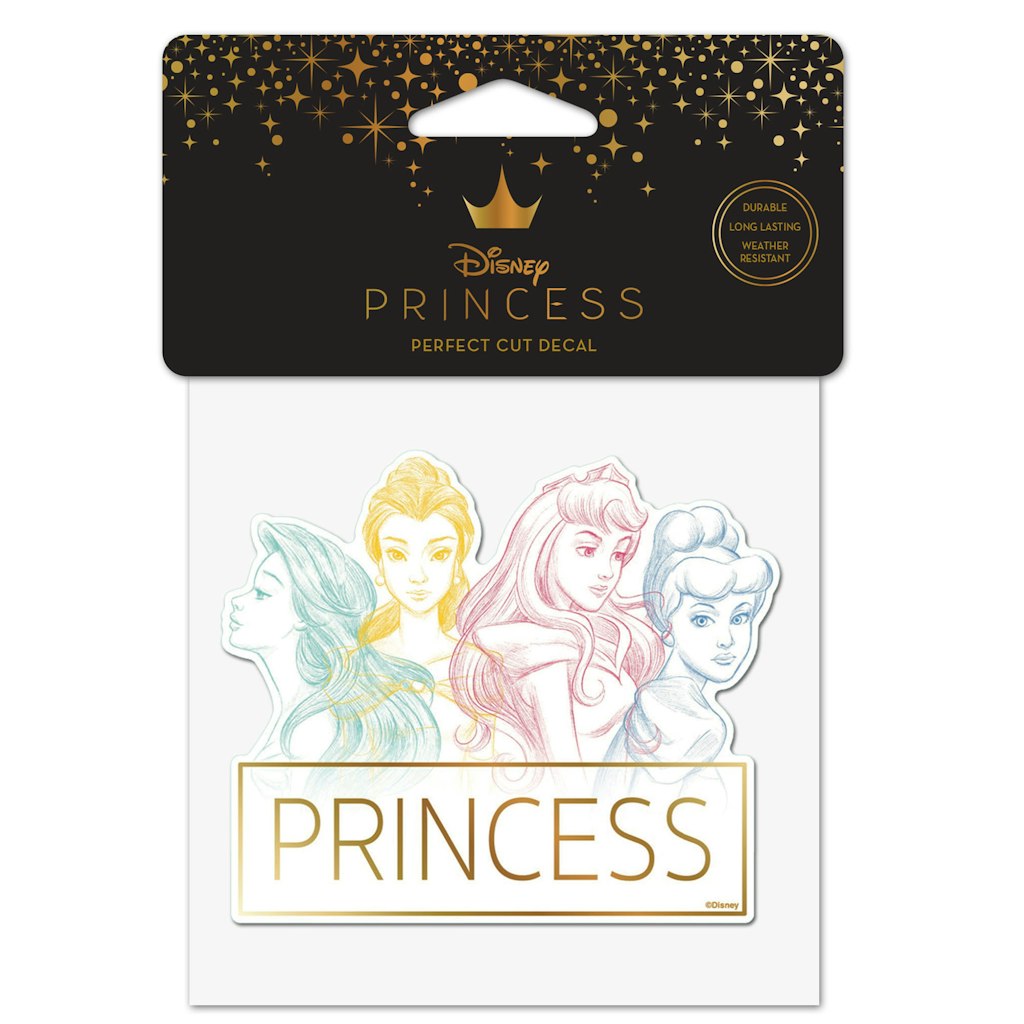 WinCraft 4" x 4" Disney Princess Decal: $3.99 WinCraft 4" x 4" Disney Princess Decal: $3.99