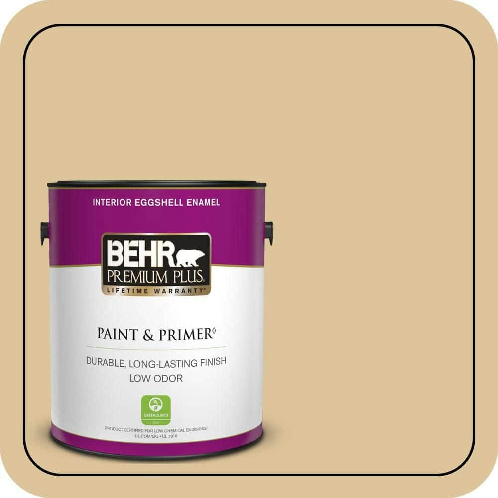 Almond Cookie Eggshell Enamel Interior Paint and Primer 1-Gallon: $37.98 Almond Cookie Eggshell Enamel Interior Paint and Primer 1-Gallon: $37.98