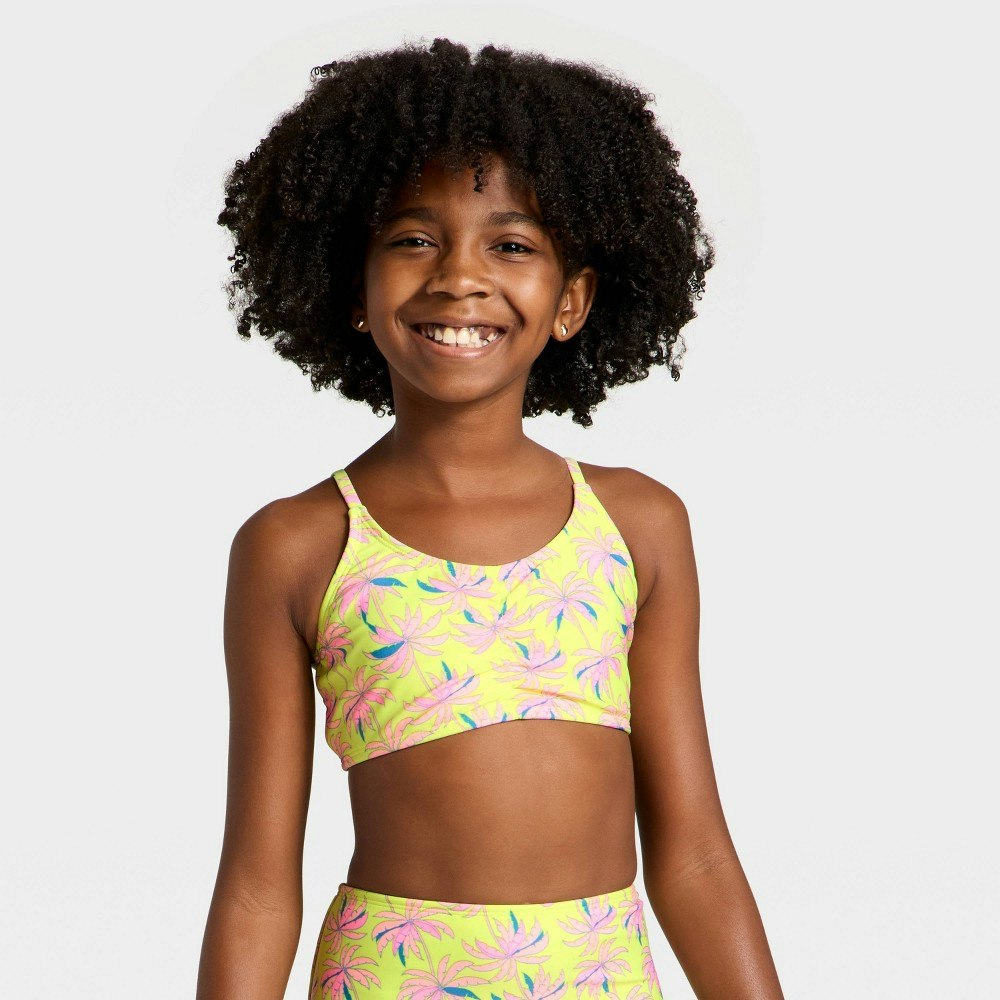 Art Class Girls' Floral Trilette Shirred Swimsuit Top: $10 Art Class Girls' Floral Trilette Shirred Swimsuit Top: $10