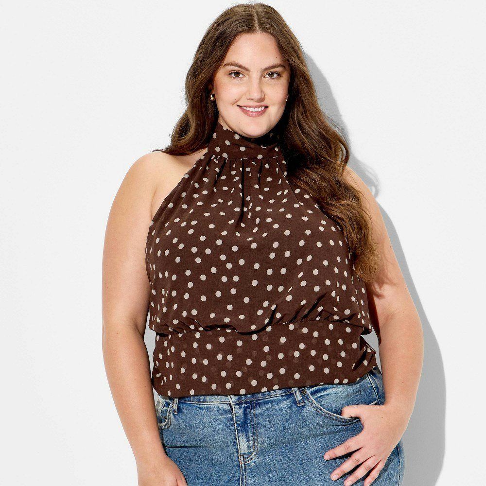 Wild Fable Women's Chiffon Halter Top: $20 Wild Fable Women's Chiffon Halter Top: $20