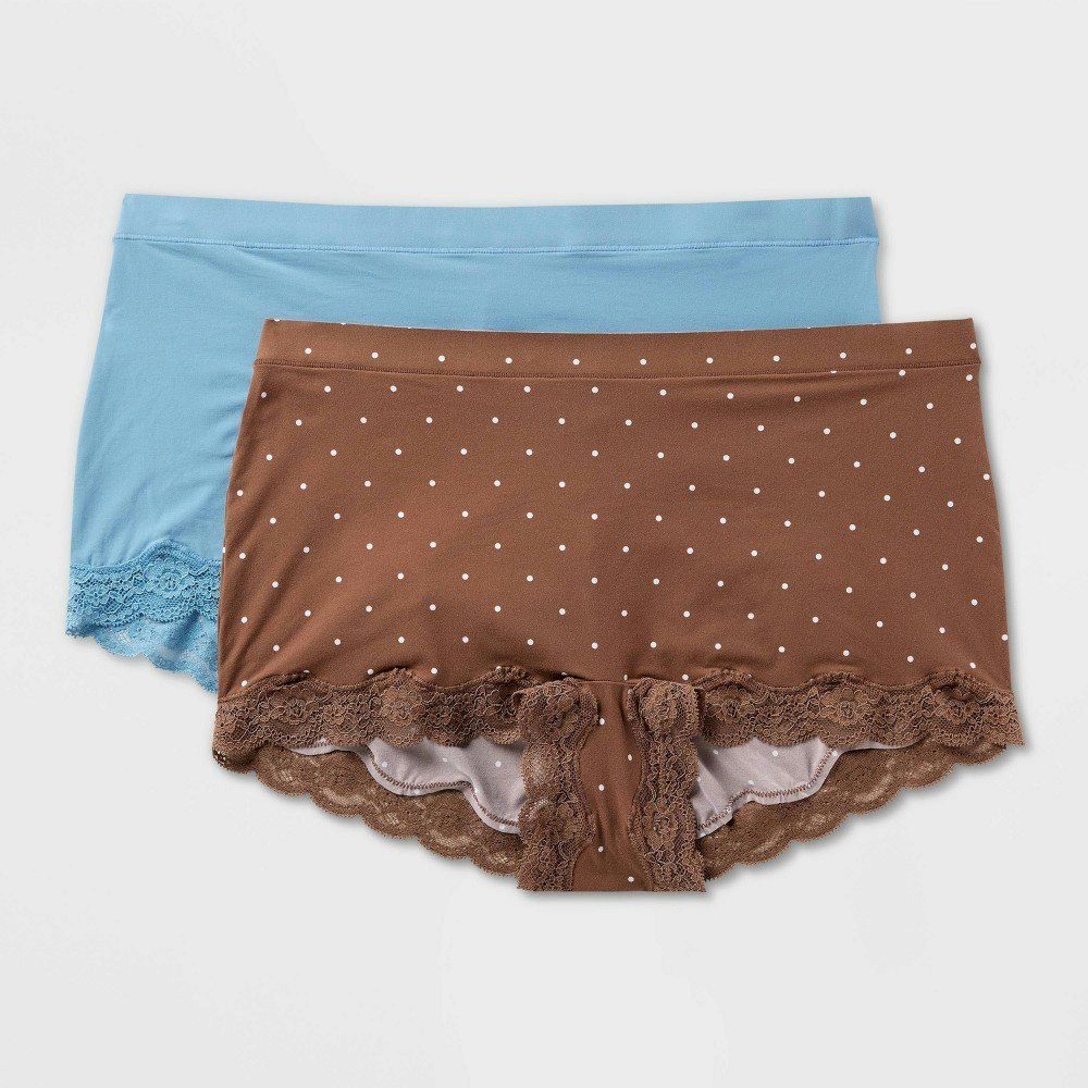 Auden Luxe Stretch Lace Boy Shorts 2-Pack: $15 Auden Luxe Stretch Lace Boy Shorts 2-Pack: $15