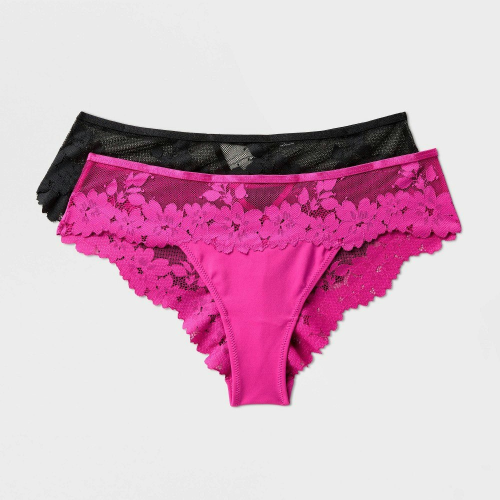 Auden Women's Bloom Lace Cheeky Underwear 2-Pack: $15 Auden Women's Bloom Lace Cheeky Underwear 2-Pack: $15