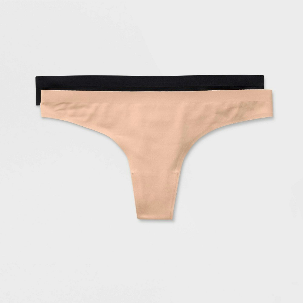 Auden Luxury Collection Brushed Micro Thong Underwear 2-Pack: $15 Auden Luxury Collection Brushed Micro Thong Underwear 2-Pack: $15