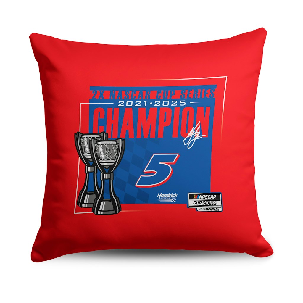 The Northwest Group Kyle Larson Two-Time NASCAR Champion 16" x 16" Throw Pillow: $31.99 The Northwest Group Kyle Larson Two-Time NASCAR Champion 16" x 16" Throw Pillow: $31.99