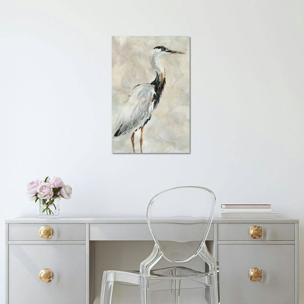 Crane at Dusk I by Carol Robinson 26"x18" Canvas Print: $53.99 Crane at Dusk I by Carol Robinson 26"x18" Canvas Print: $53.99