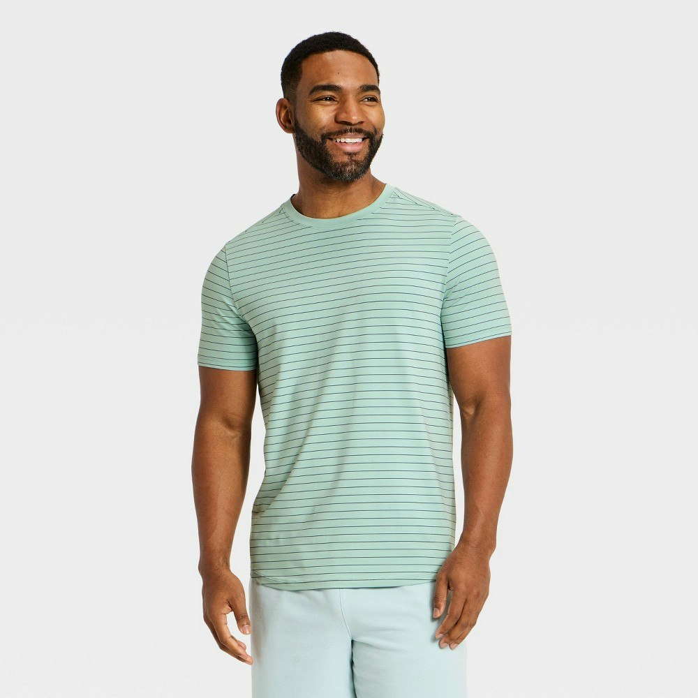 All In Motion Men's Short Sleeve Soft Stretch T-Shirt: $20