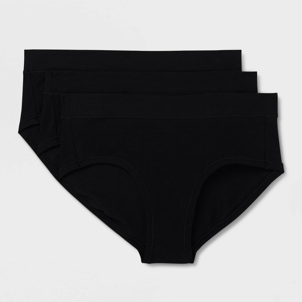 Auden Women's Cotton Stretch Hipster Underwear 3-Pack: $15 Auden Women's Cotton Stretch Hipster Underwear 3-Pack: $15