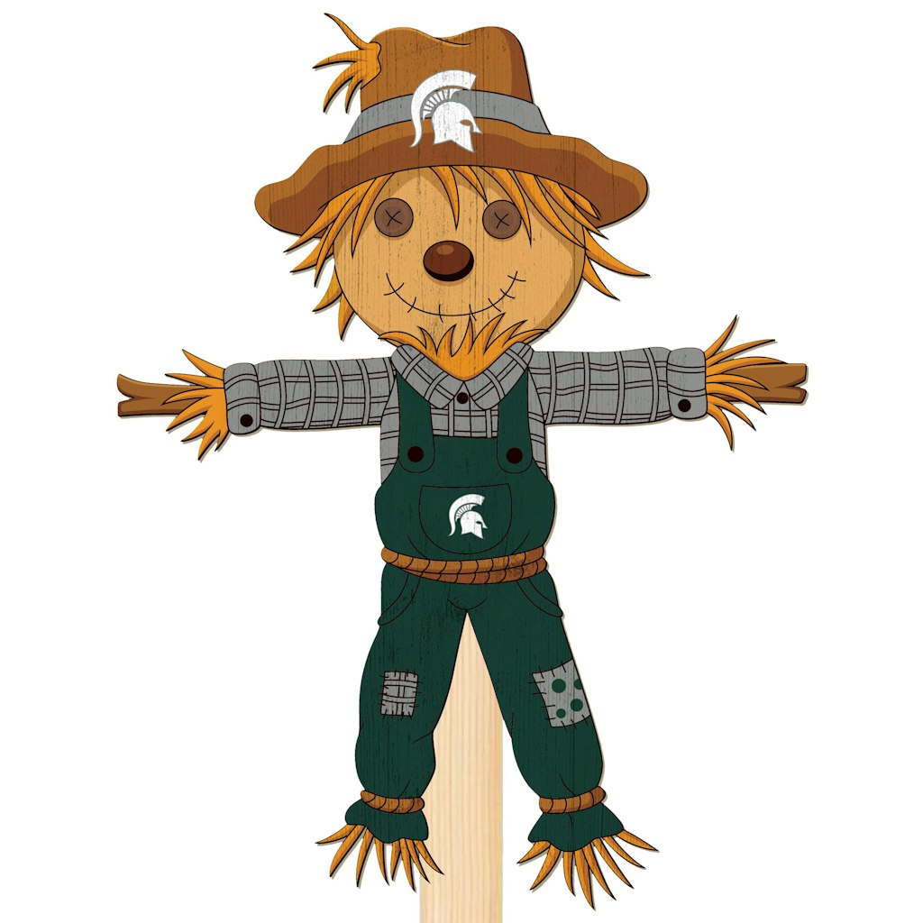 Michigan State Spartans 12-inch Scarecrow Yard Stake: $29.99 Michigan State Spartans 12-inch Scarecrow Yard Stake: $29.99