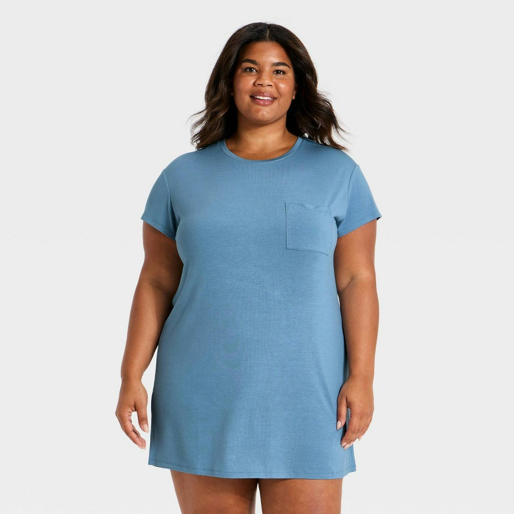 Auden Women's Jersey Pajama T-Shirt Dress: $20 Auden Women's Jersey Pajama T-Shirt Dress: $20