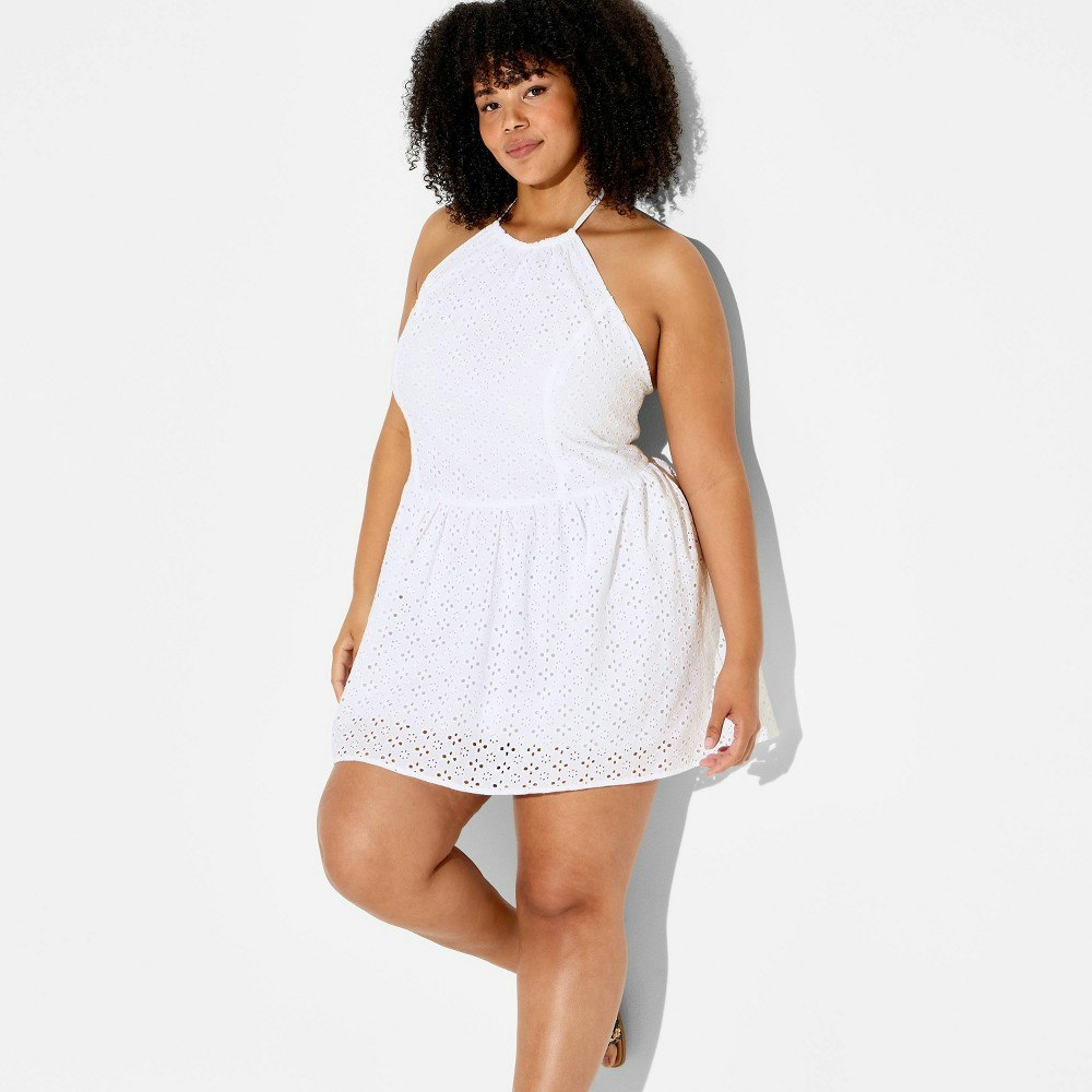 Wild Fable Women's High Neck Fit & Flare Mini Dress: $30 Wild Fable Women's High Neck Fit & Flare Mini Dress: $30